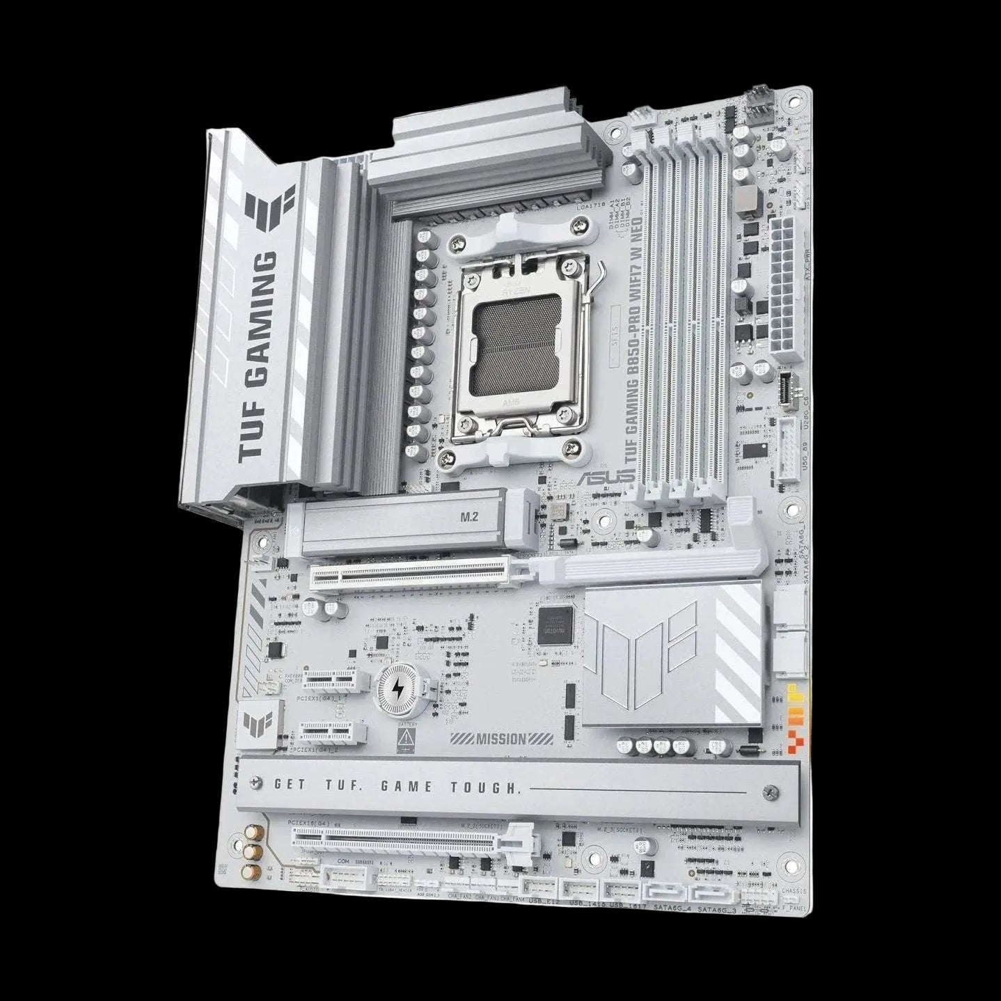 ASUS TUF Gaming B850-PRO WIFI7 W NEO AMD ATX Motherboard - White ASUS