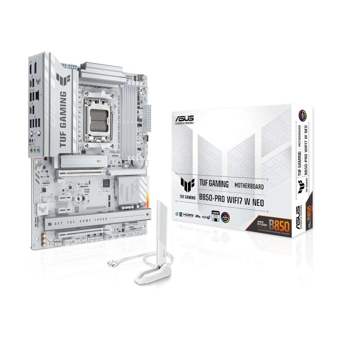 ASUS TUF Gaming B850-PRO WIFI7 W NEO AMD ATX Motherboard - OPCbleu