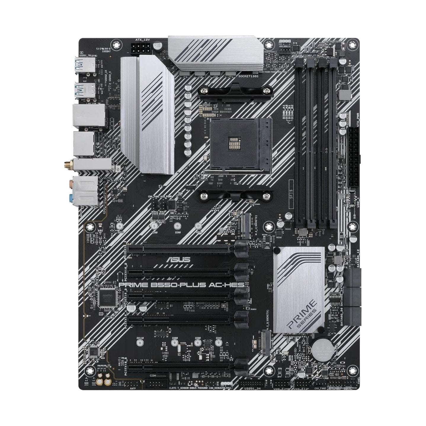 Asus Prime B550-PLUS AC-HES ATX Motherboard AMD AM4 PCIe 4.0 WiFi 5 - OPCbleu