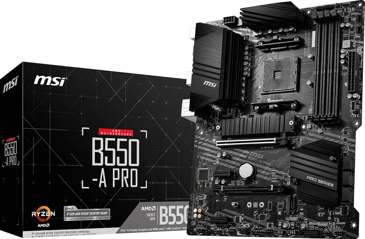 MSI B550-A PRO ProSeries AMD AM4 ATX Motherboard - OPCbleu
