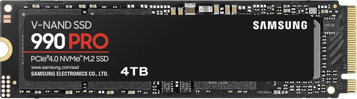 Samsung 990 PRO NVMe M.2 Internal SSD PCIe Gen4 4TB - OPCbleu