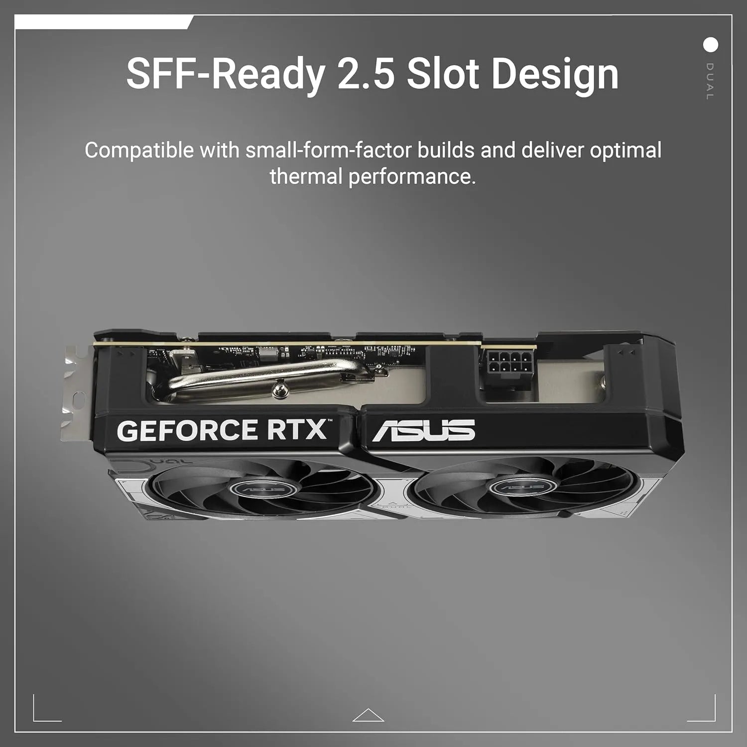 ASUS Dual GeForce RTX 5060 8GB GDDR7 OC Edition Desktop Graphics Card