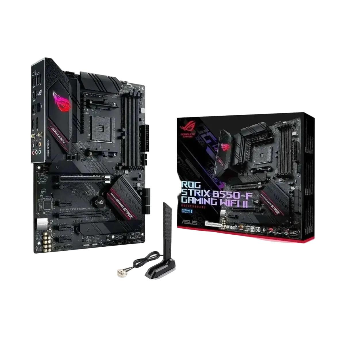 ASUS ROG Strix B550-F Gaming WiFi II ATX Motherboard PCIe 4.0 - Black - OPCbleu