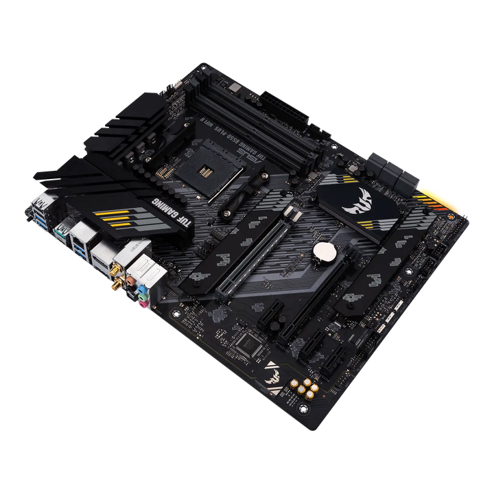 ASUS TUF Gaming B550-PLUS WiFi II - vue officielle en angle