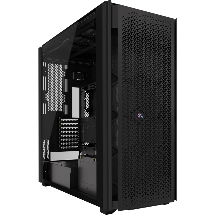 Boîtier PC très grande tour Corsair iCUE LINK 9000D RGB AIRFLOW noir - vue avant du produit