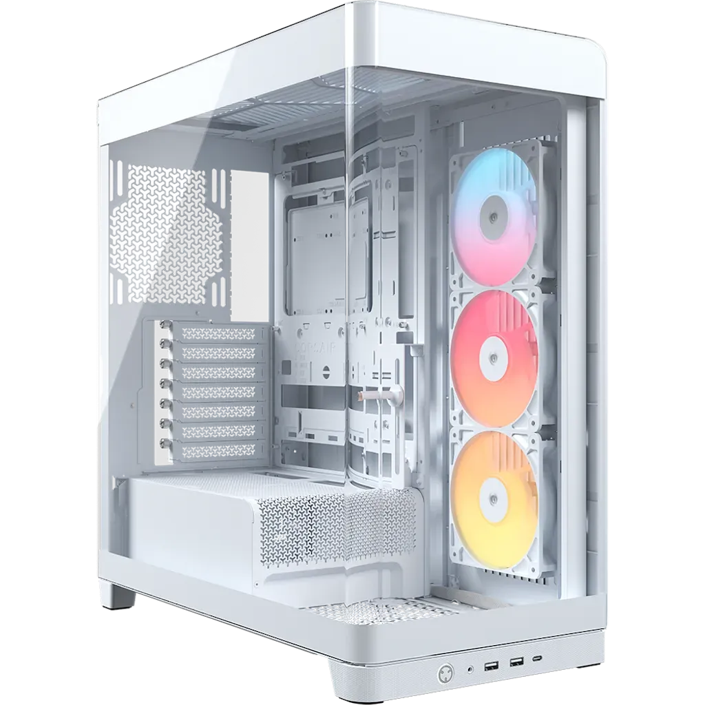 Corsair FRAME 4500X RS-R ARGB Panoramic Glass Mid-Tower PC Case White