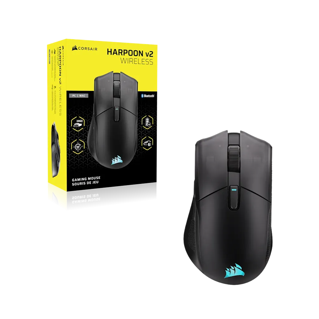 Corsair HARPOON v2 Wireless Gaming Mouse 26K DPI Optical Black