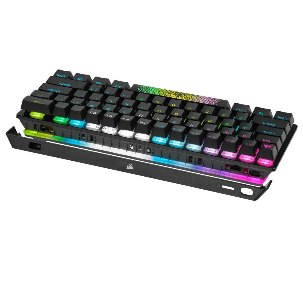 Corsair K70 PRO MINI WIRELESS 60% Mechanical CHERRY MX Red Switch Keyboard with RGB Backlighting Black