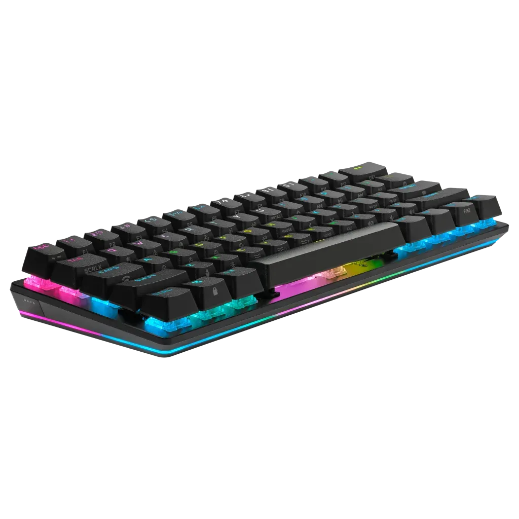 Corsair K70 PRO MINI WIRELESS 60% Mechanical CHERRY MX Red Switch Keyboard with RGB Backlighting Black