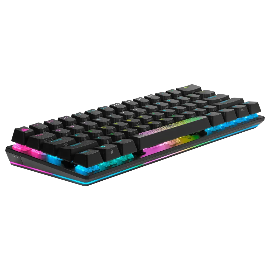 Corsair K70 PRO MINI WIRELESS 60% Mechanical CHERRY MX Red Switch Keyboard with RGB Backlighting Black