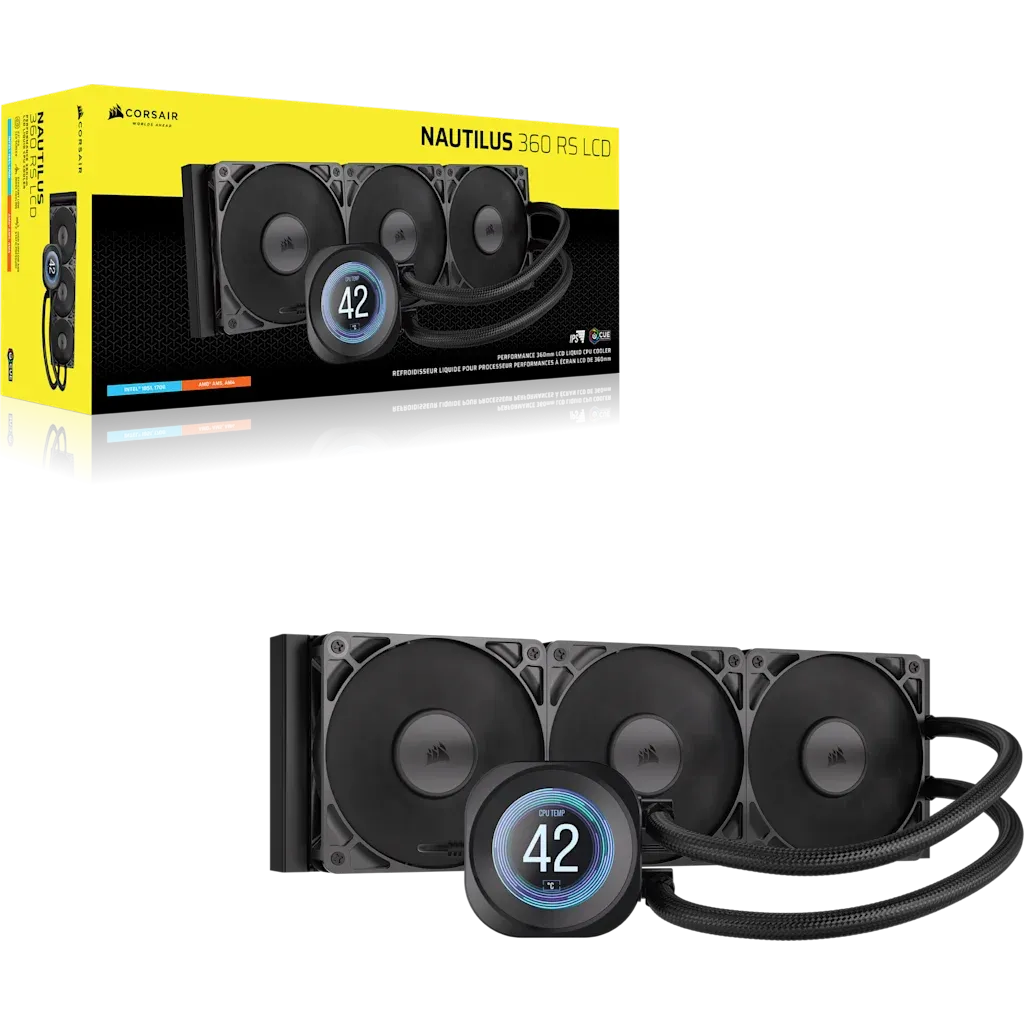 Corsair NAUTILUS 360 RS LCD Liquid CPU Cooler