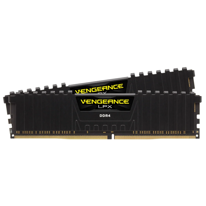 Ensemble de mémoire CORSAIR Vengeance LPX 32 Go DDR4 3200 MHz CL16 noir - vue officielle du produit
