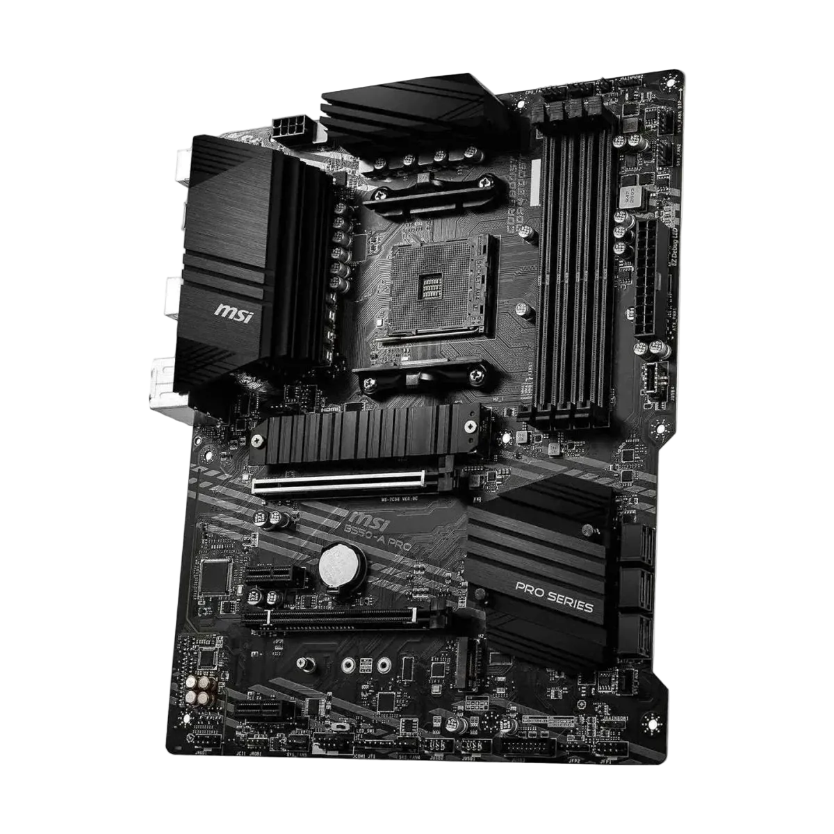 MSI B550-A PRO ProSeries AMD AM4 ATX Motherboard - Black - OPCbleu