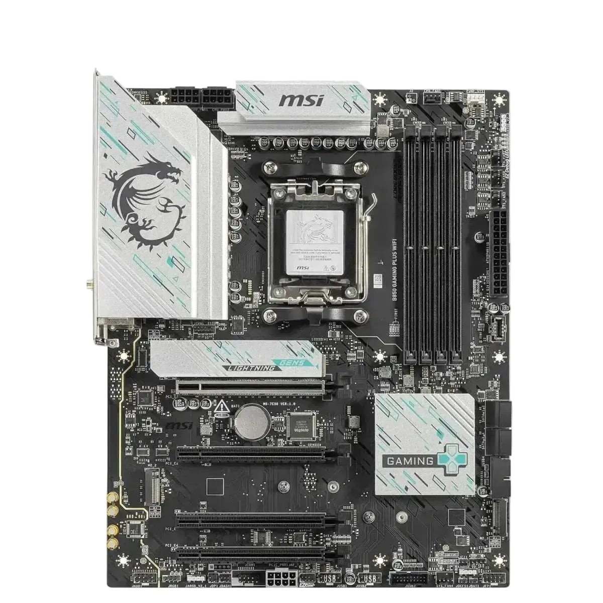 MSI B850 Gaming Plus WiFi Gaming Motherboard AM5 DDR5 ATX - Black - OPCbleu