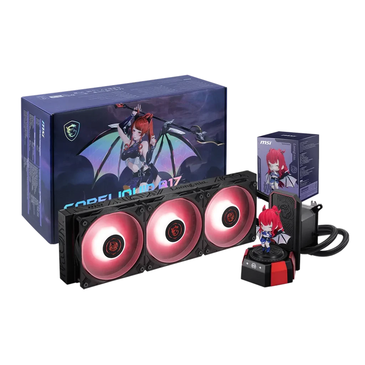 Système de refroidissement liquide pour processeur MSI CORELIQUID A17 MLG Edition 360 mm