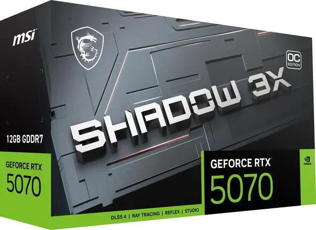 MSI Shadow GeForce RTX 5070 12GB GDDR7 Graphics Card MSI