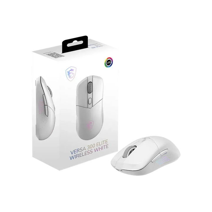 Souris gaming sans fil MSI VERSA 300 ELITE – Blanc