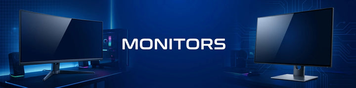Computer monitors collection banner - OPCBleu