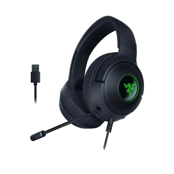 casque gaming filaire USB Razer Kraken V3 X 285 g – Noir