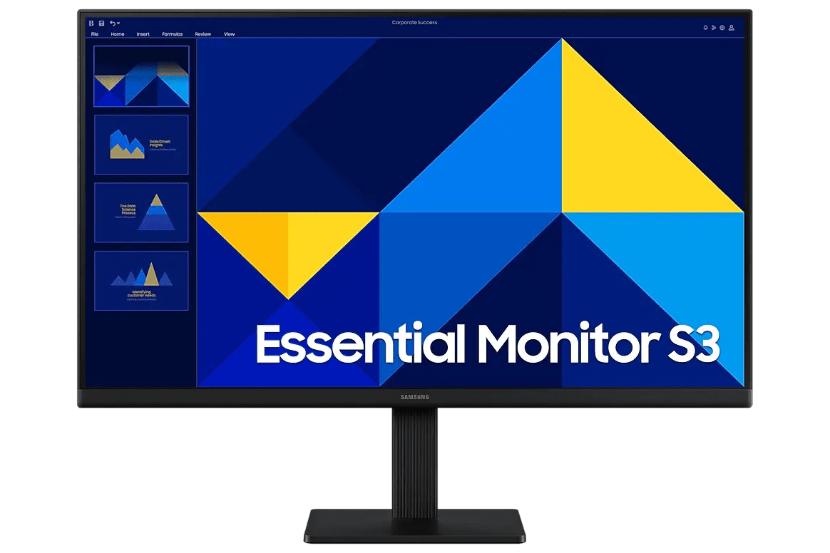 Samsung Essential Monitor S3 S30GD 24-Inch FHD 100Hz IPS Monitor - OPCbleu