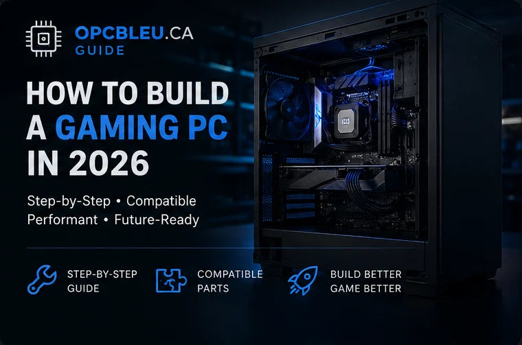 Comment monter un PC gaming en 2026 : guide complet étape par étape