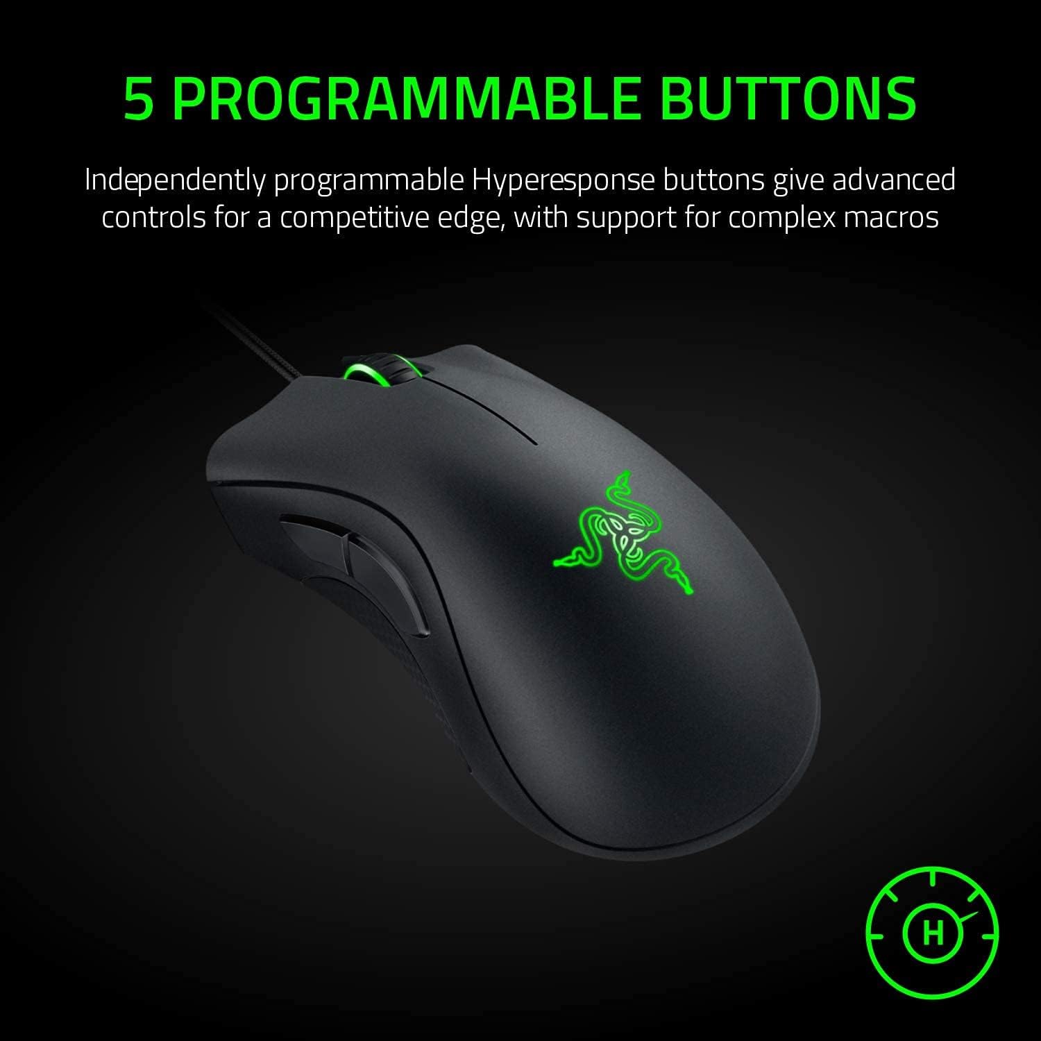 Razer DeathAdder Essential Gaming Mouse 6400 DPI Black