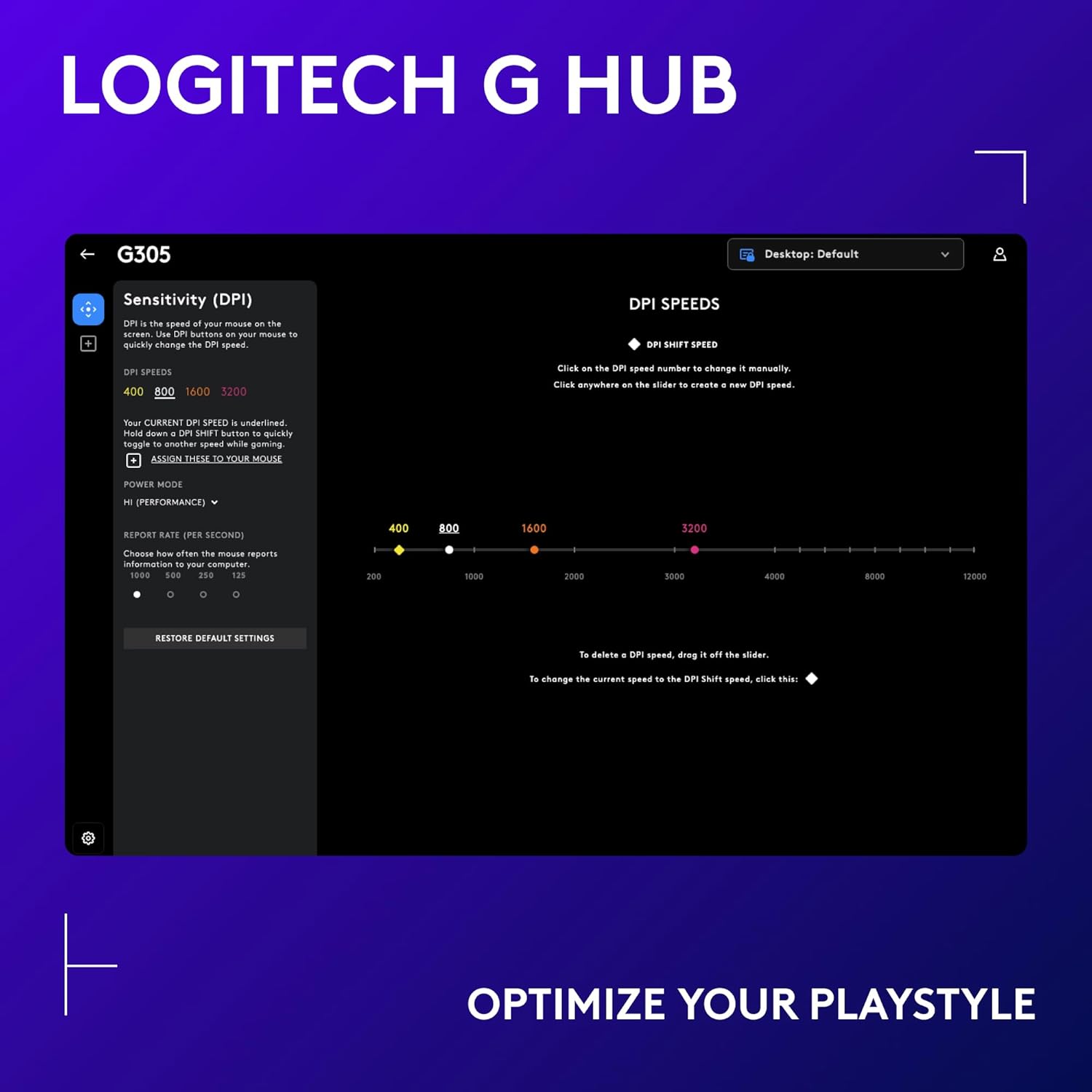 Logitech G G305 LIGHTSPEED Wireless Gaming Mouse HERO Sensor 12000 DPI