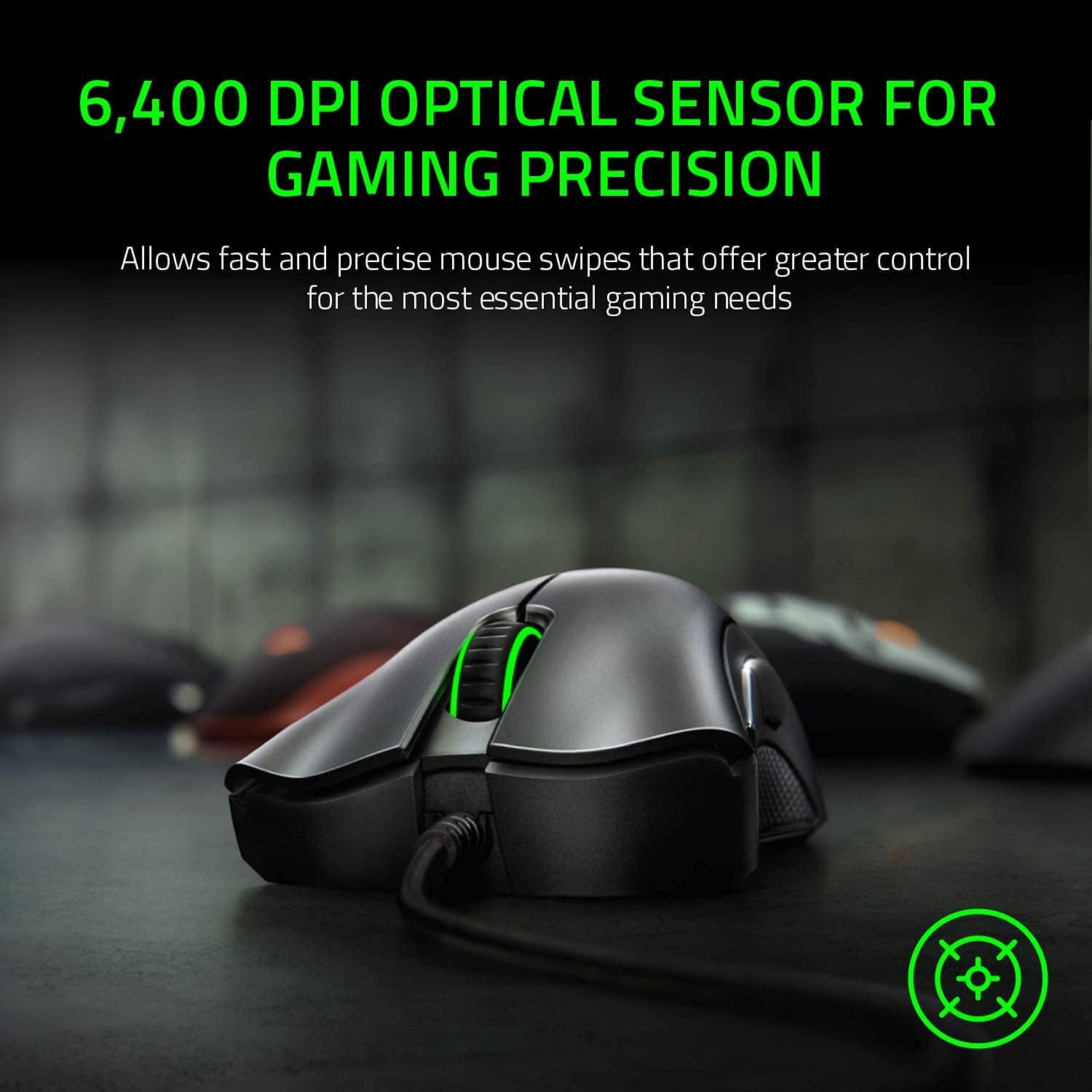 Razer DeathAdder Essential Gaming Mouse 6400 DPI Black