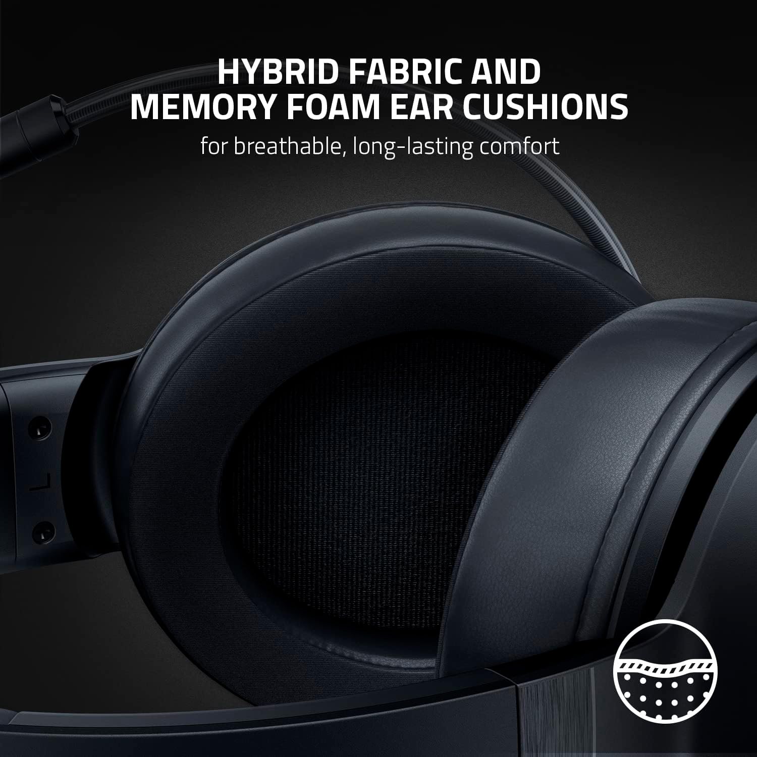 Razer Kraken V3 X Wired USB Gaming Headset 285g Black