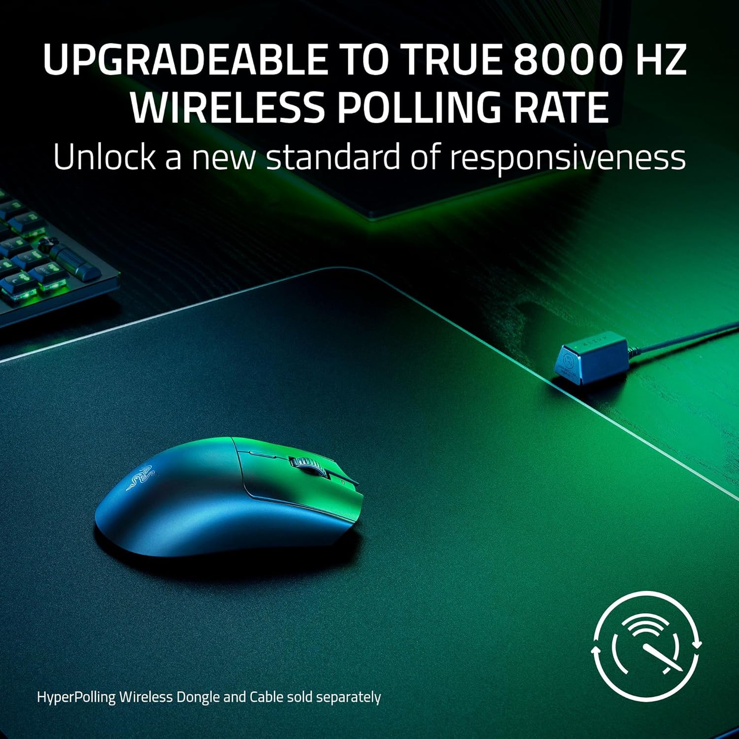 Razer Viper V3 HyperSpeed Wireless Esports Gaming Mouse 82g Lightweight Classic Black
