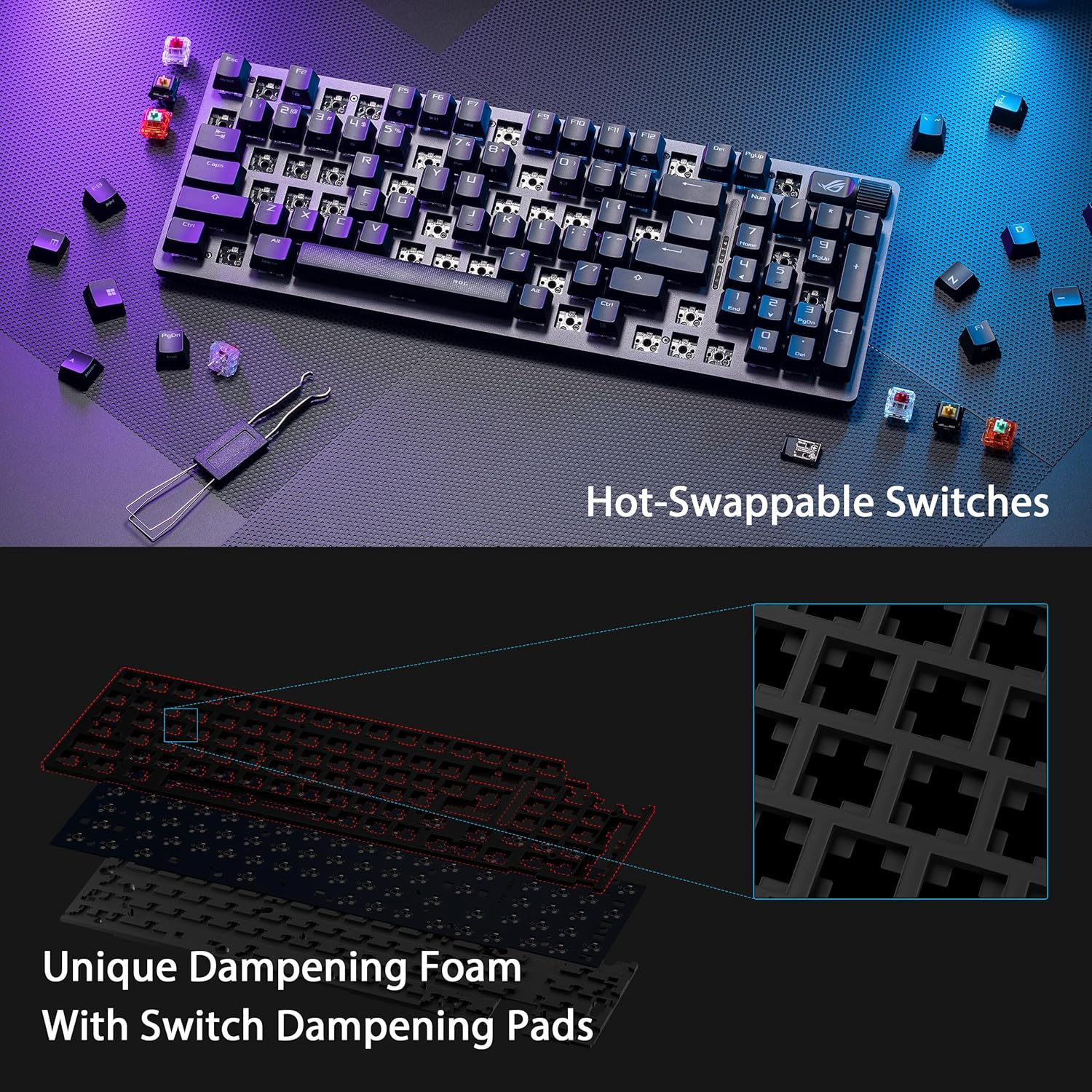 ASUS ROG Strix Scope II 96 Wireless Mechanical Gaming Keyboard