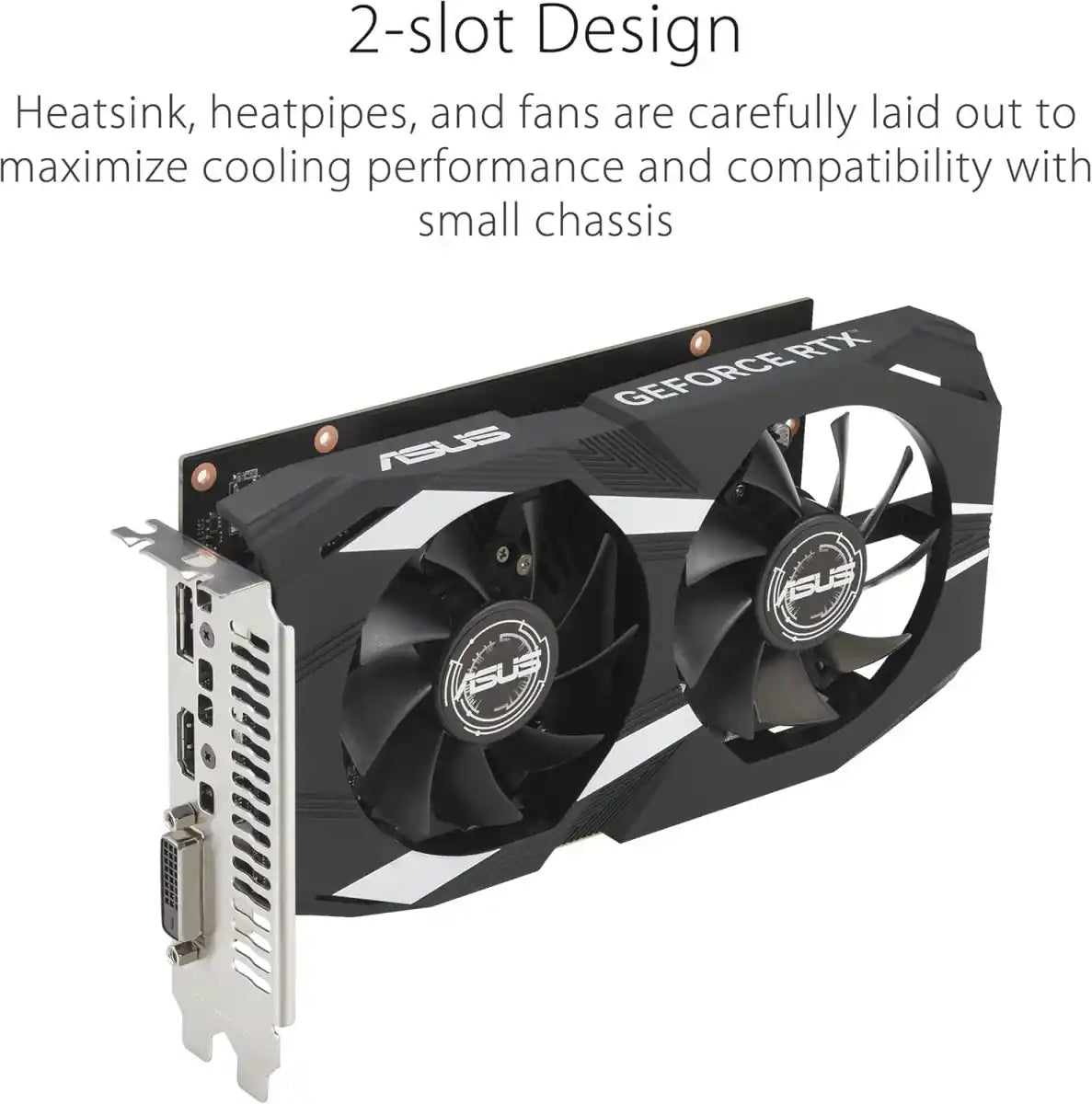 ASUS Dual GeForce RTX 3050 6GB OC Edition Gaming Graphics Card - OPCbleu