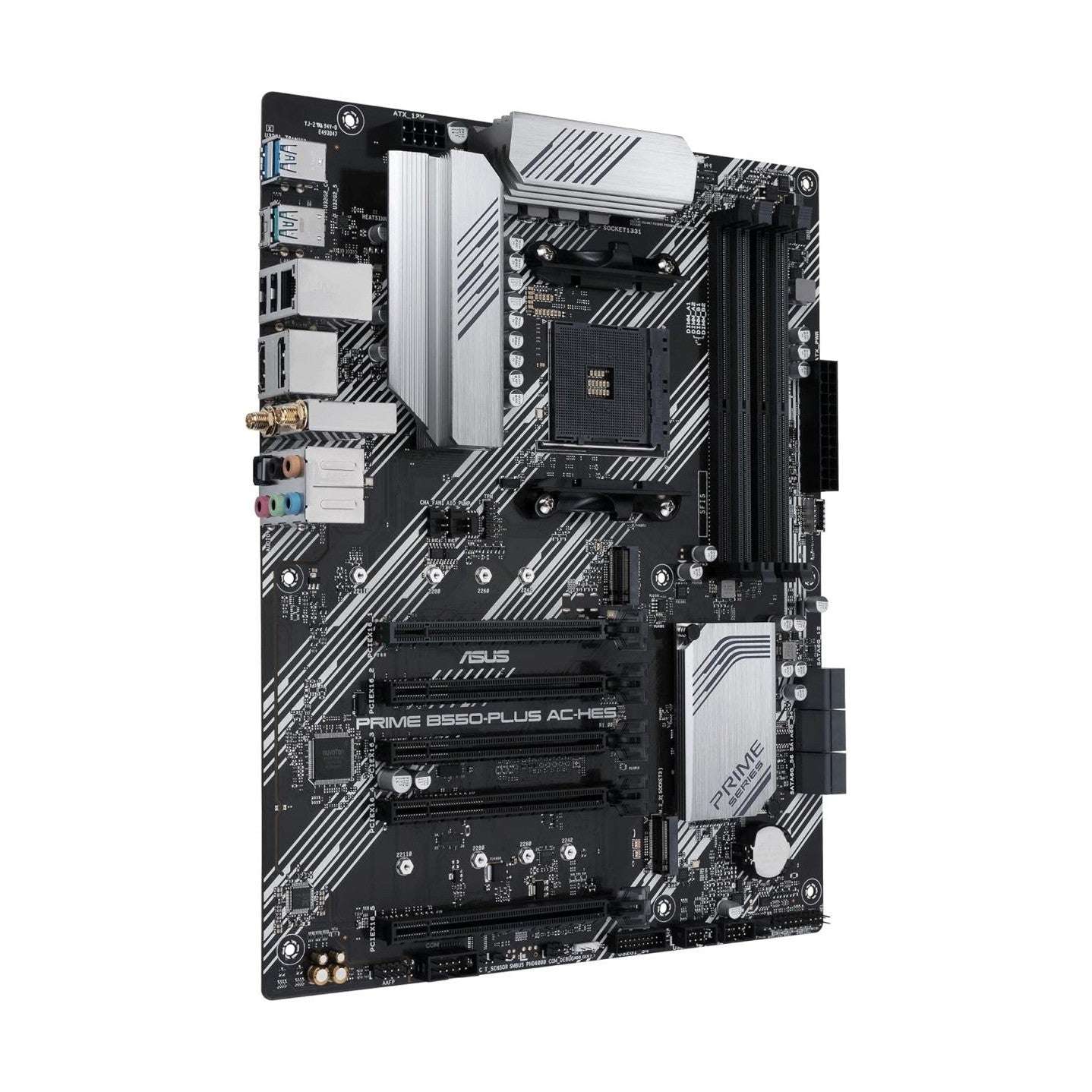 Asus Prime B550-PLUS AC-HES ATX Motherboard AMD AM4 PCIe 4.0 WiFi 5 - OPCbleu