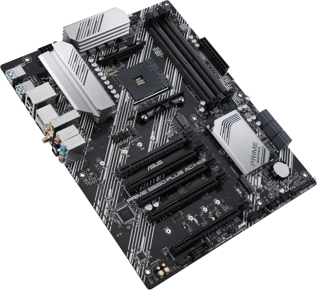 Asus Prime B550-PLUS AC-HES ATX Motherboard AMD AM4 PCIe 4.0 WiFi 5 - OPCbleu