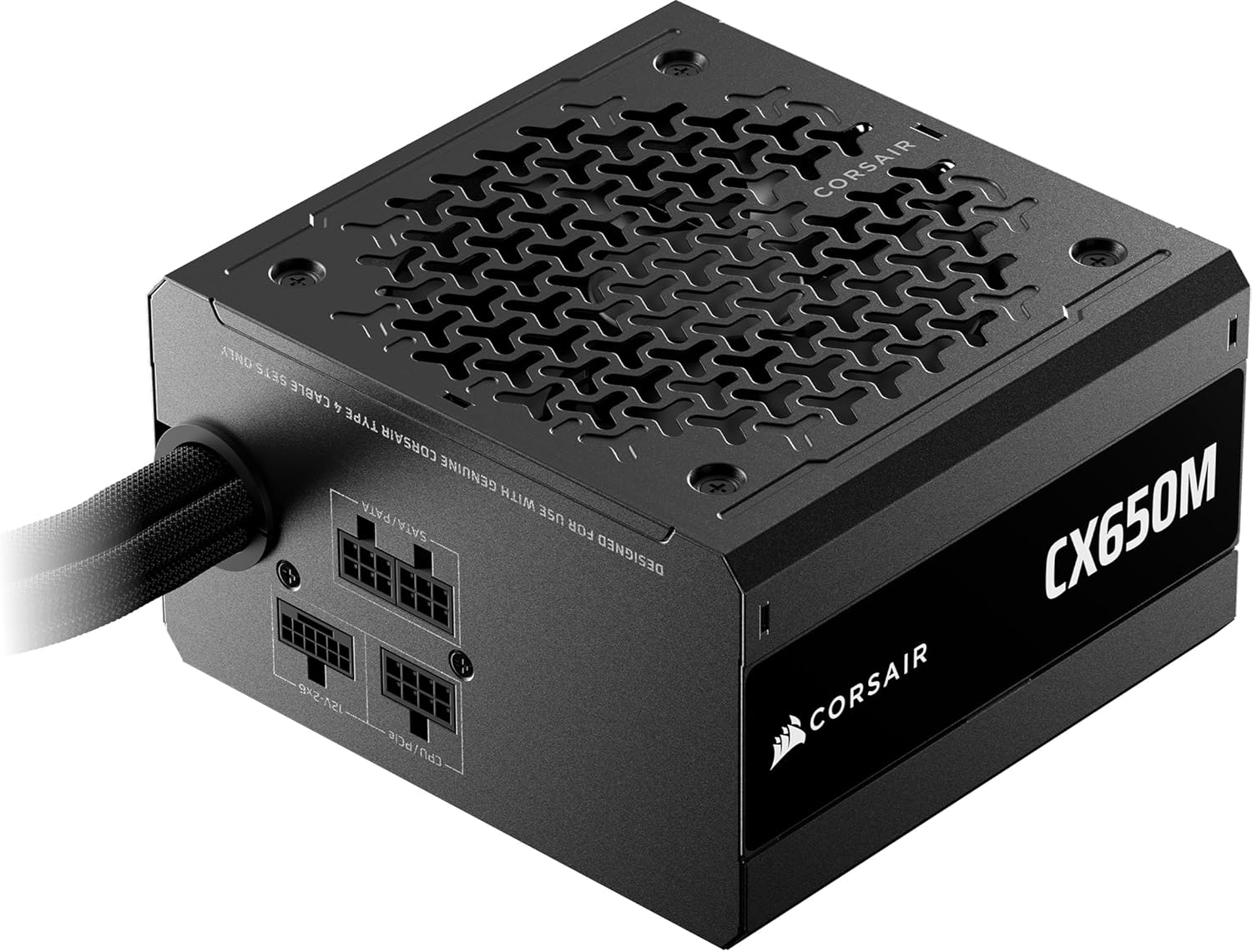 CORSAIR CX650M Semi Modular ATX 3.1 PCIe 5.1 Low-Noise 650W Power Supply Black - OPCbleu