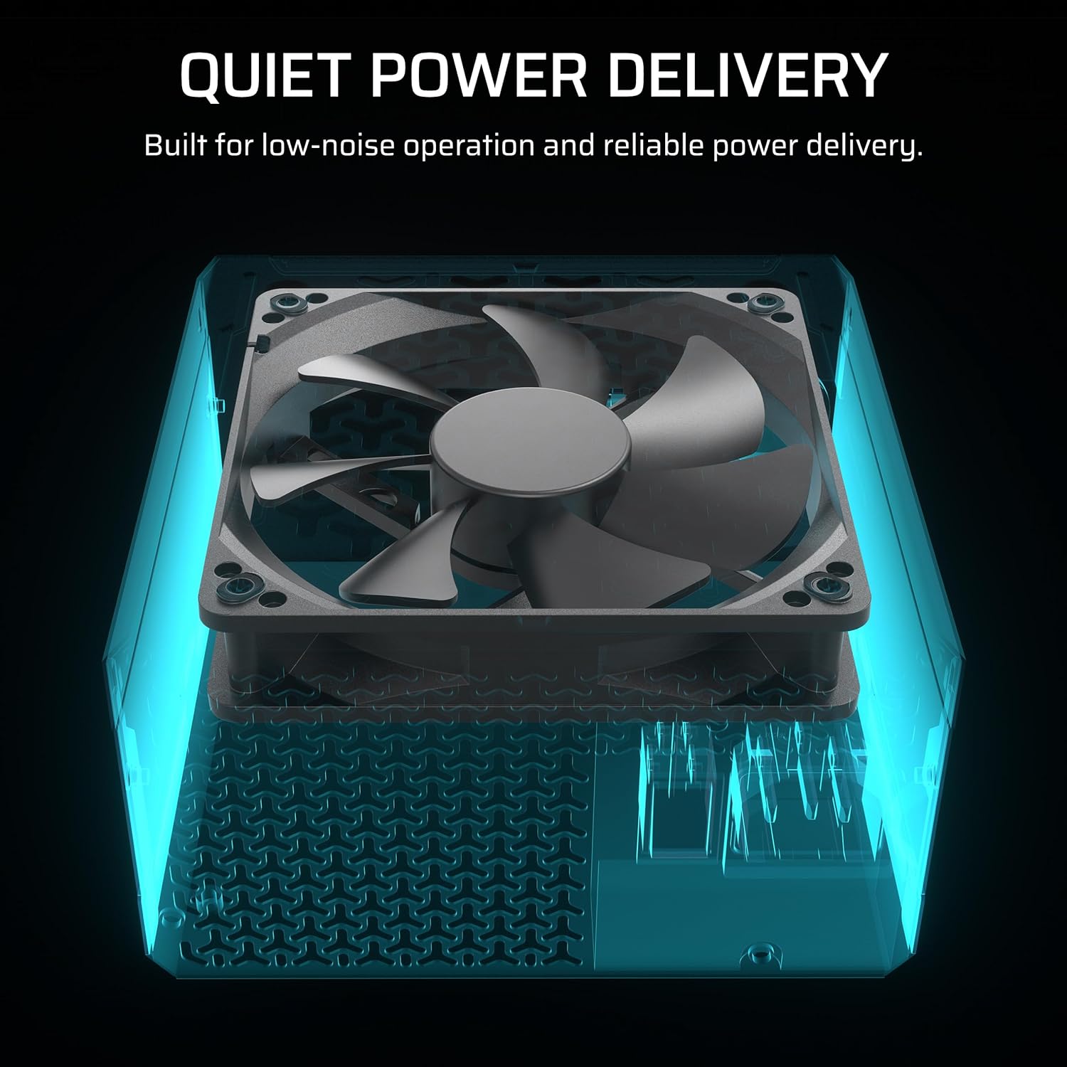 CORSAIR CX650M Semi Modular ATX 3.1 PCIe 5.1 Low-Noise 650W Power Supply Black - OPCbleu