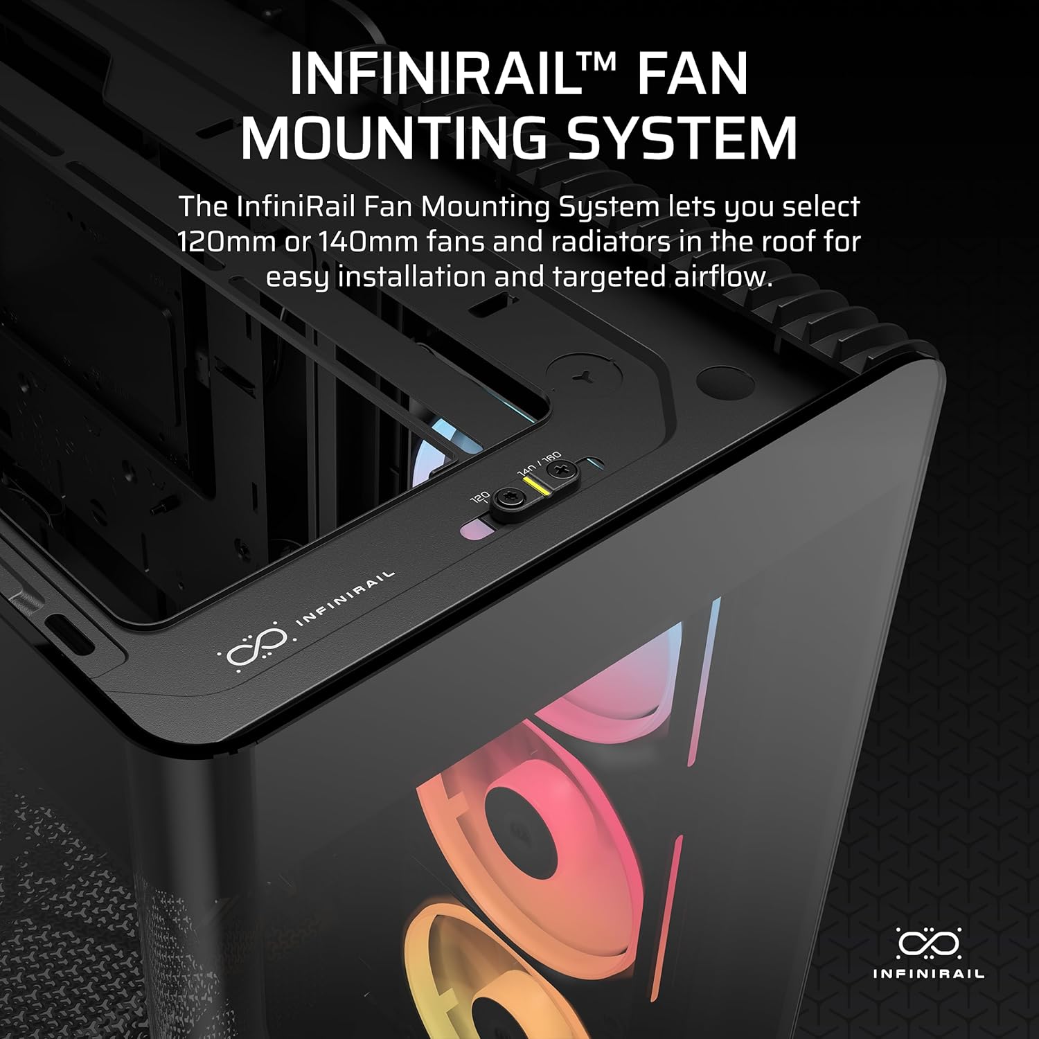 Corsair FRAME 4500X LX-R Mid-Tower PC Case Black - OPCbleu