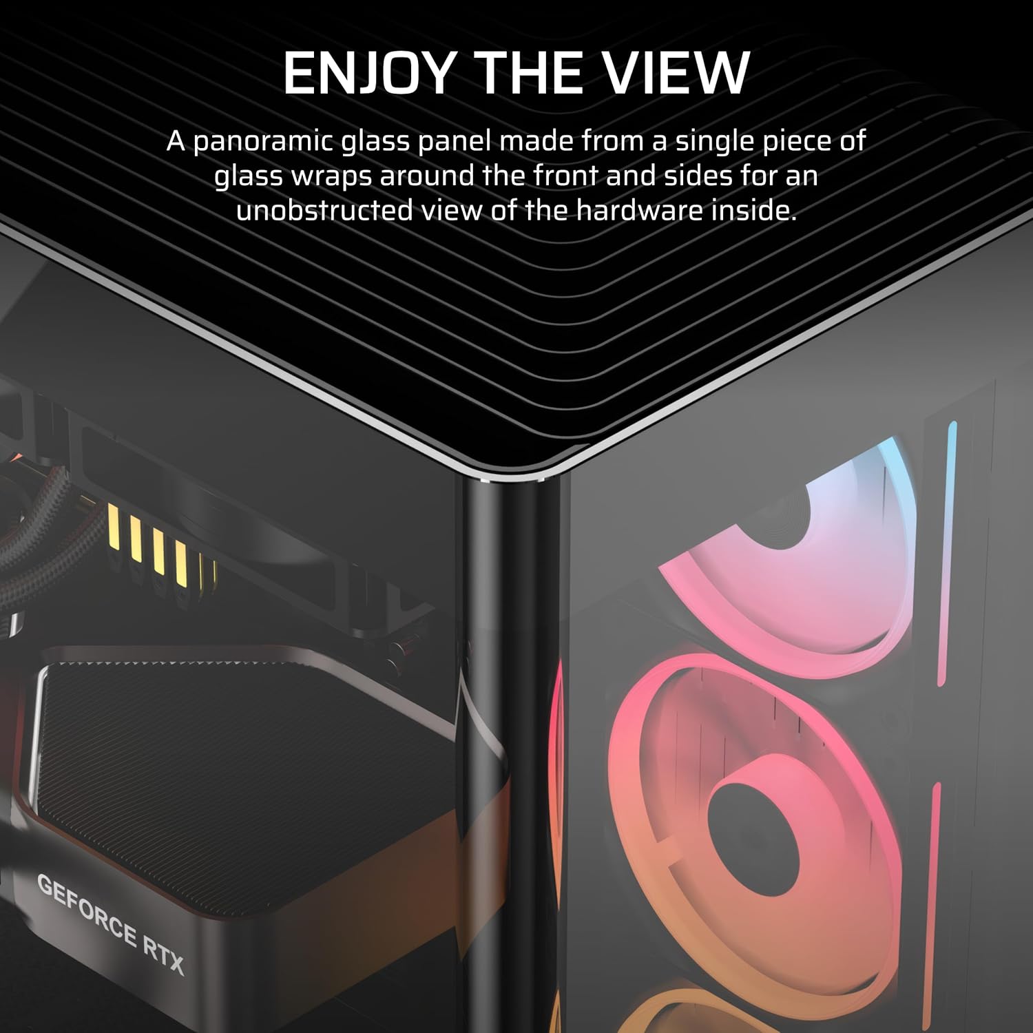 Corsair FRAME 4500X LX-R Mid-Tower PC Case Black - OPCbleu