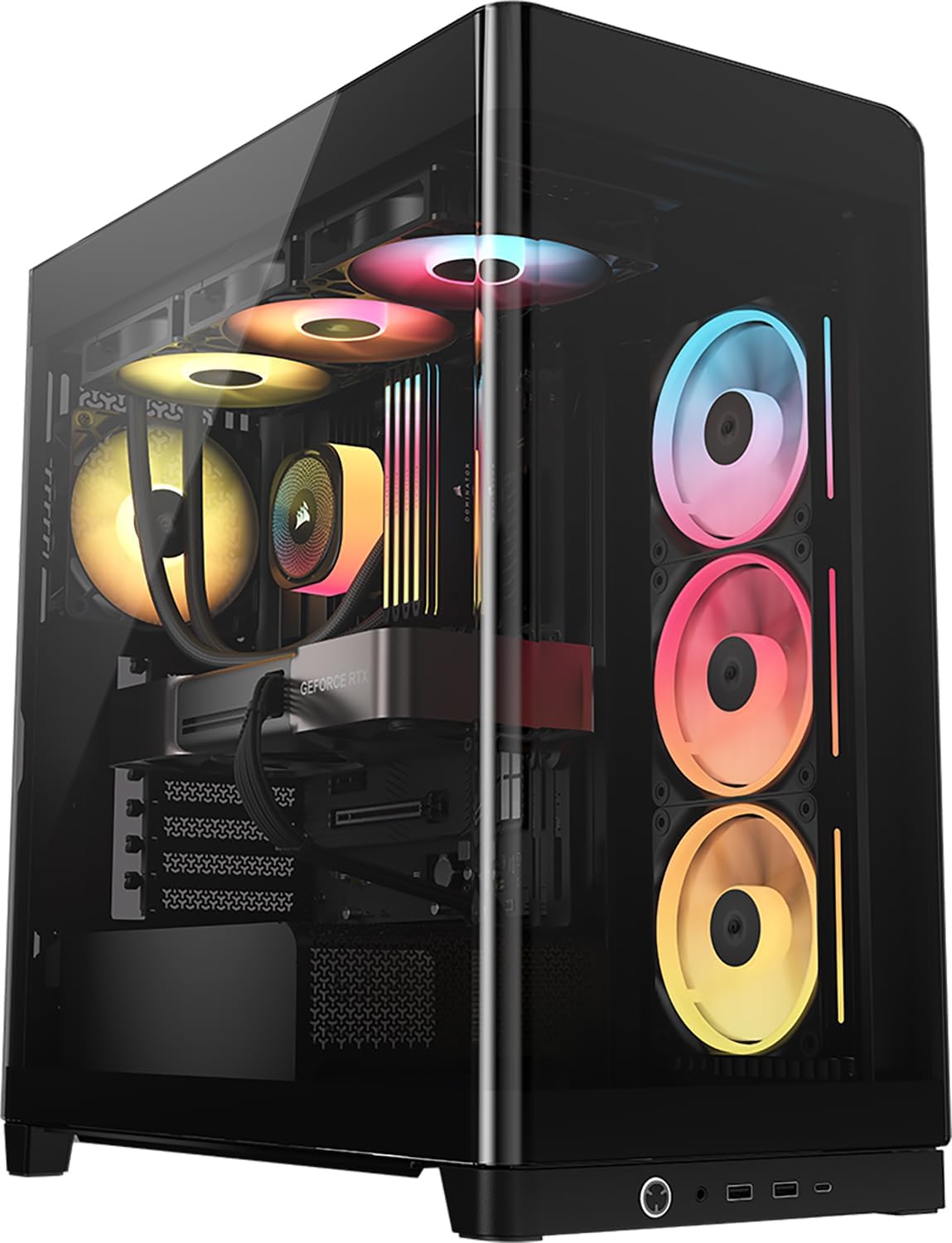 Corsair FRAME 4500X LX-R Mid-Tower PC Case Black - OPCbleu