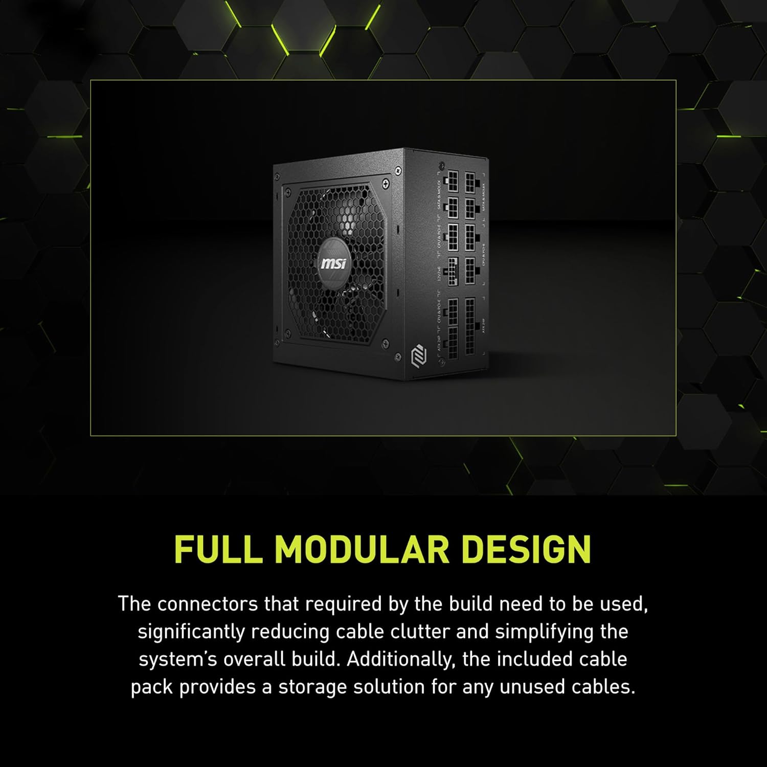 MSI MAG A750GL PCIE5 Fully Modular 80+ Gold Power Supply 750W - OPCbleu