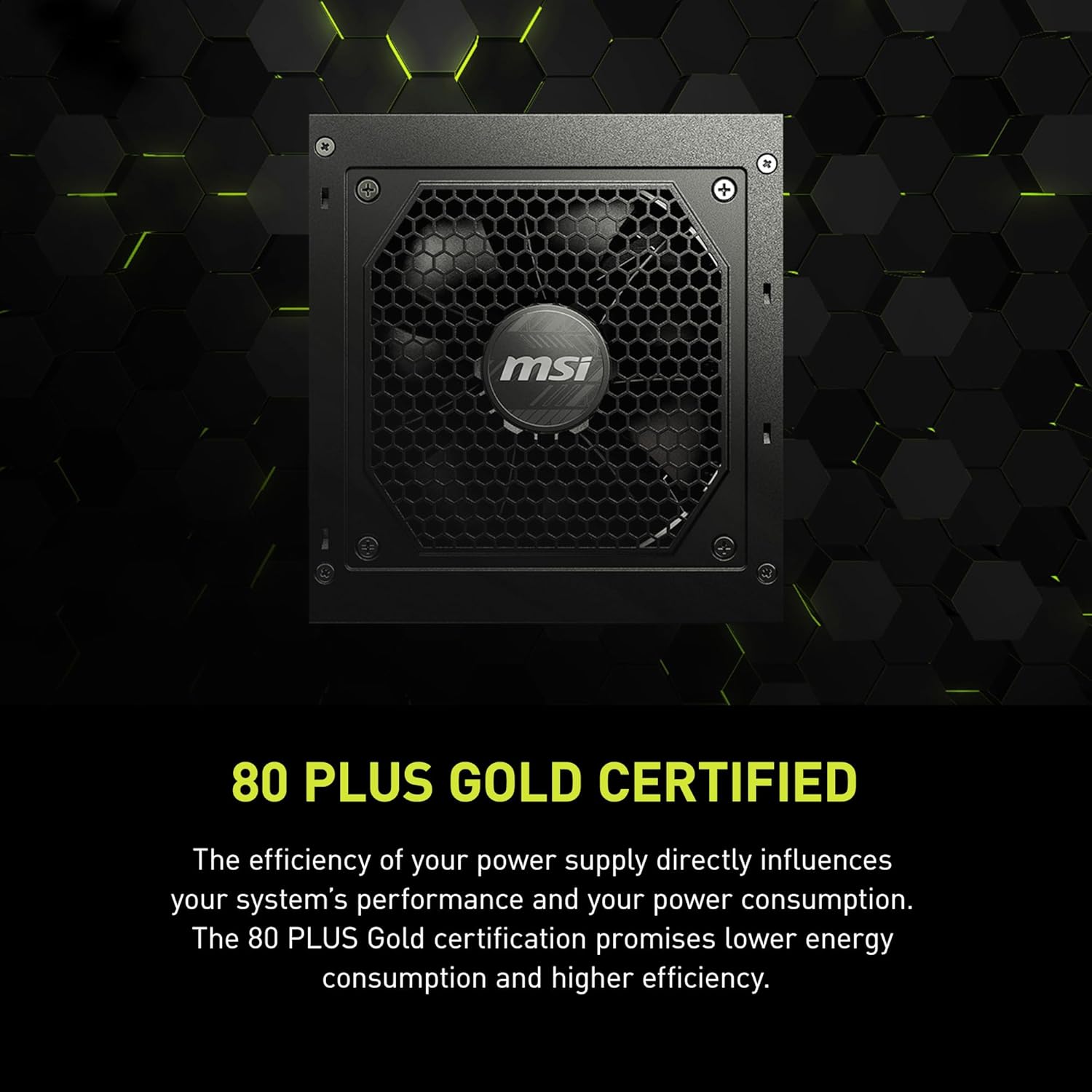 MSI MAG A750GL PCIE5 Fully Modular 80+ Gold Power Supply 750W - OPCbleu