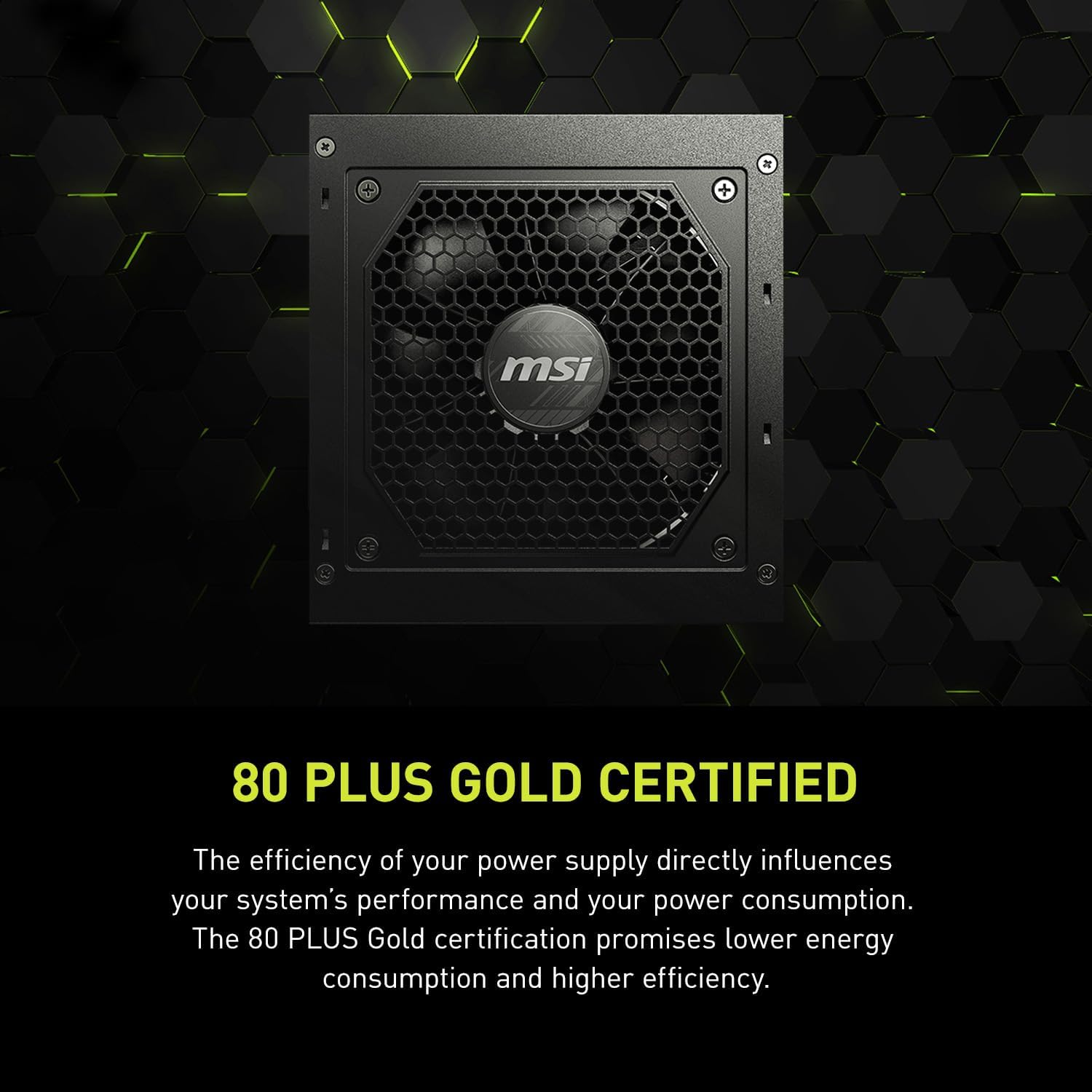 MSI MAG A850GL Gaming Power Supply 850W 80+ Gold ATX 3.1 PCIe 5.1 - OPCbleu