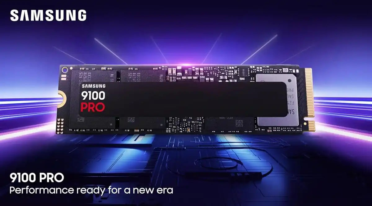 Samsung 9100 PRO PCIe 5.0 NVMe M.2 Internal SSD 1TB - OPCbleu