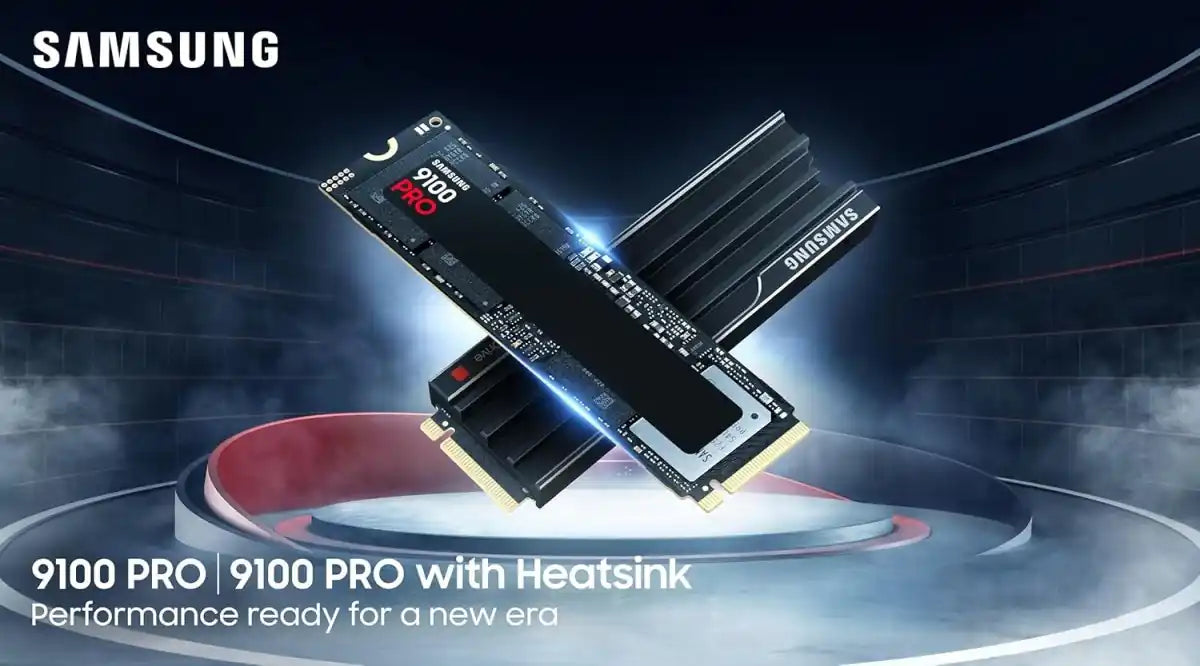 Samsung 9100 PRO PCIe 5.0 NVMe M.2 Internal SSD 1TB - OPCbleu