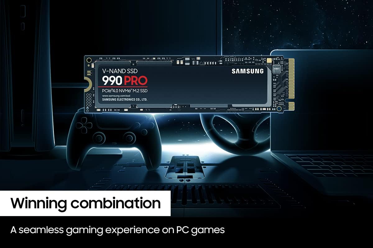 Samsung 990 PRO NVMe M.2 Internal SSD PCIe Gen4 4TB - OPCbleu