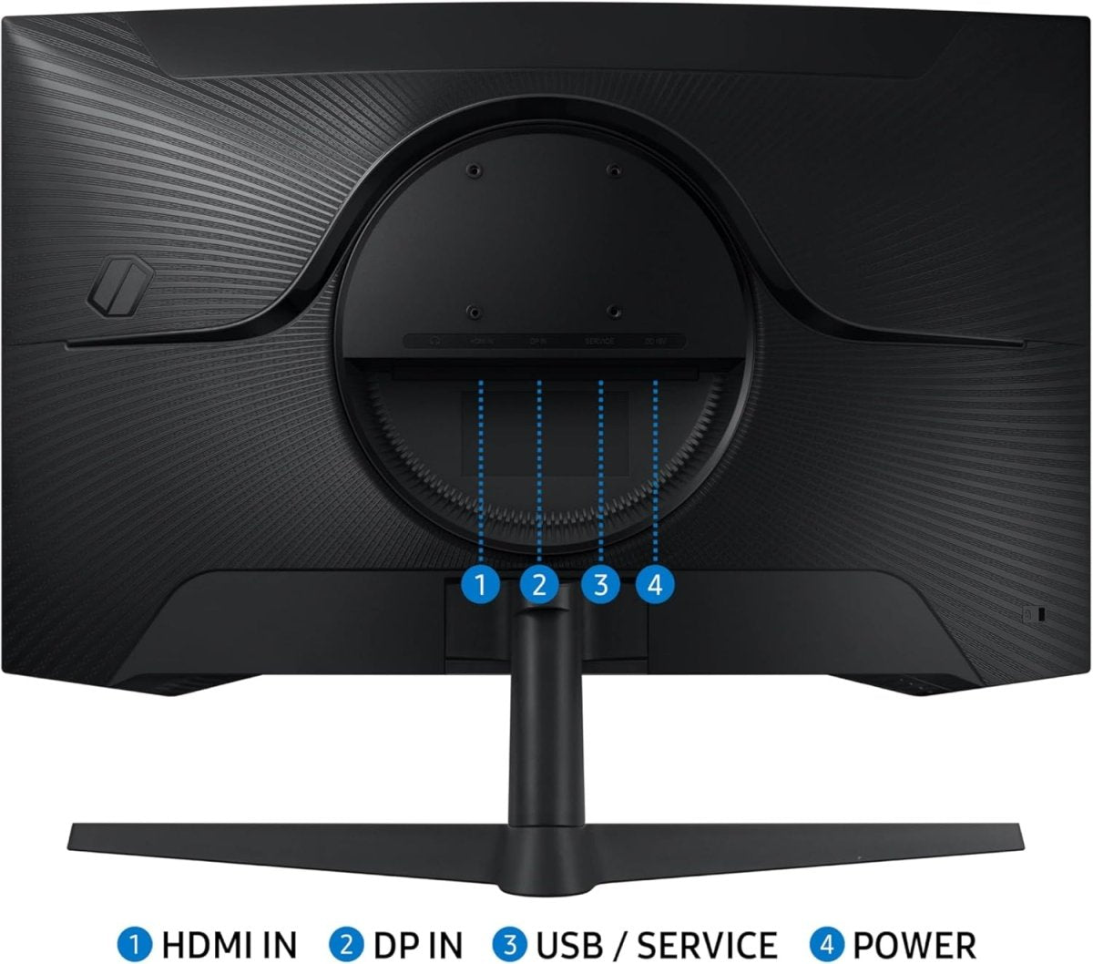 Samsung Odyssey G55C Curved Gaming Monitor QHD 165Hz 1ms HDR10 - OPCbleu