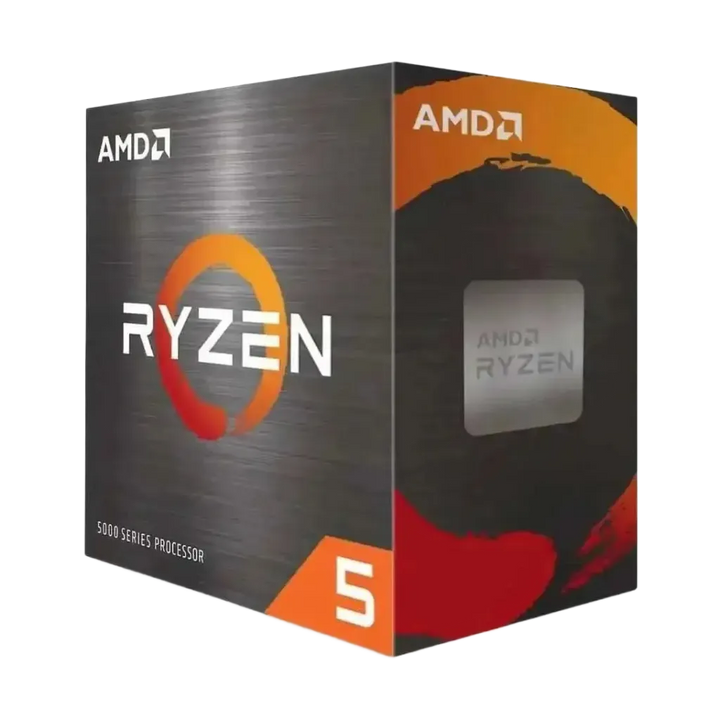Processeur de bureau AMD Ryzen 5 5500 6 cœurs avec refroidisseur Wraith