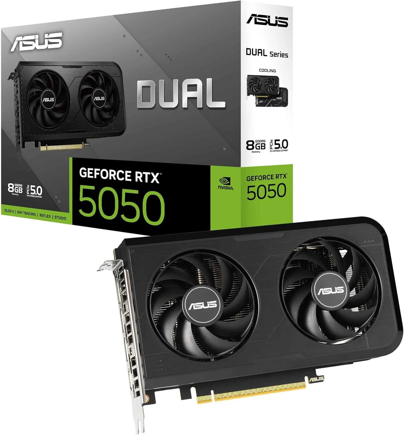 ASUS Dual GeForce RTX 5050 8GB GDDR6 Graphics Card