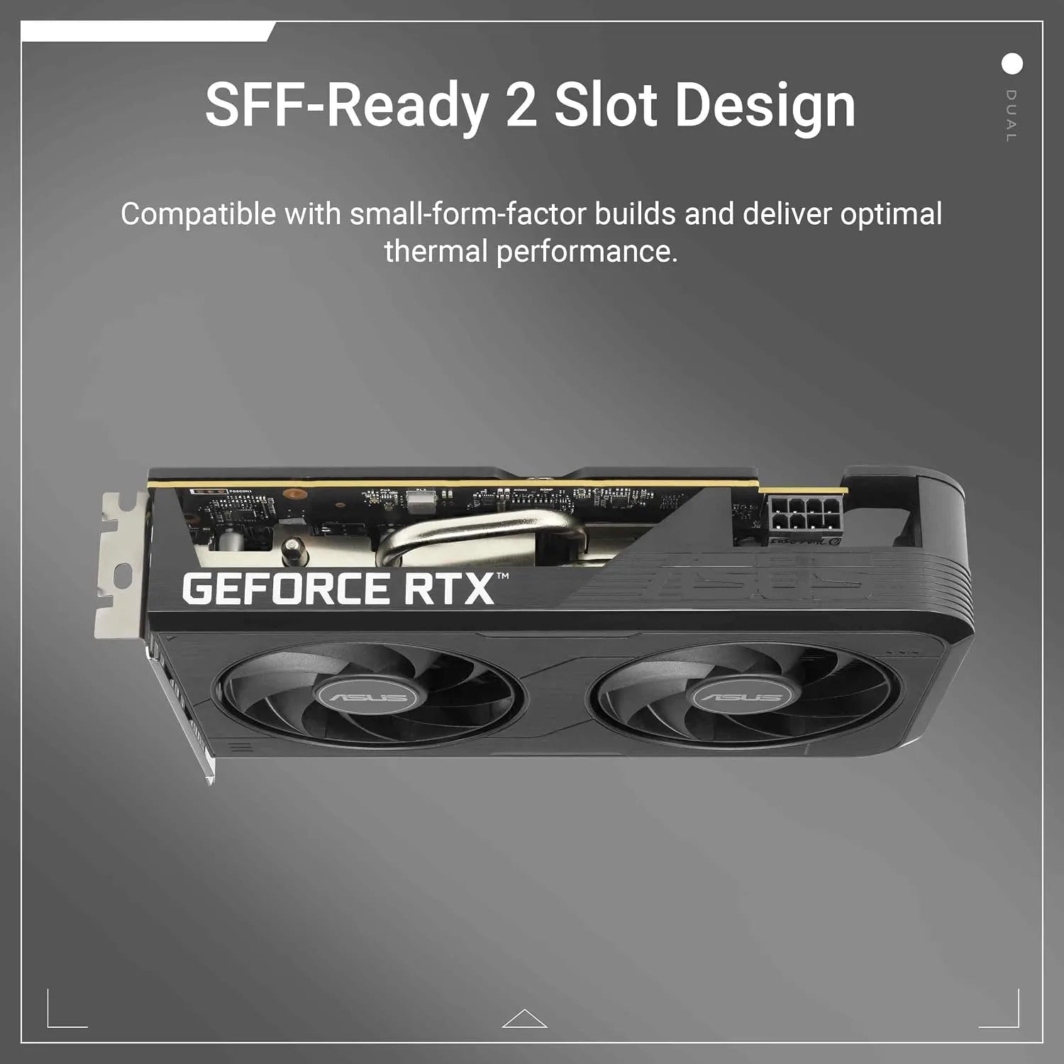 ASUS Dual GeForce RTX 5050 8GB GDDR6 Graphics Card