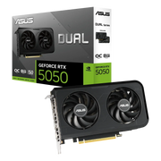 ASUS Dual GeForce RTX 5050 8 Go GDDR6 OC Edition avec boîte de vente au détail